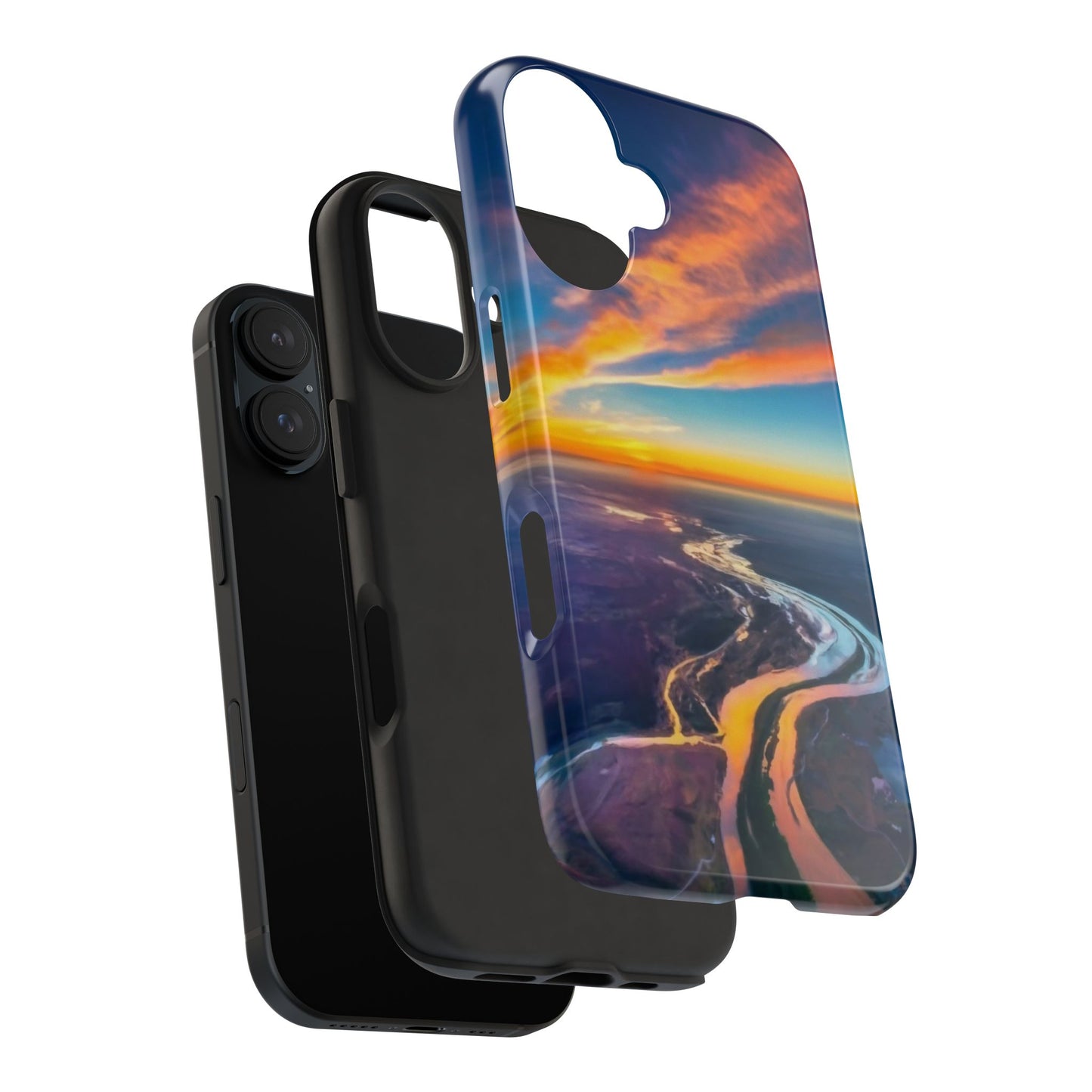 Celestial Sunset Earth View Tough Phone Case