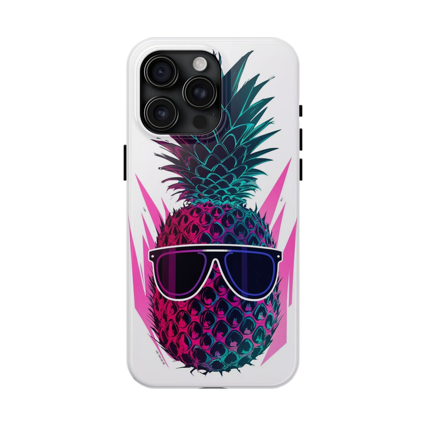 Sunglass Clad Pineapple Funk Tough Phone Case