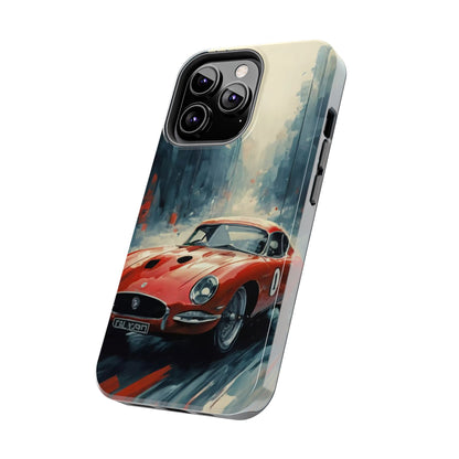 City Drive Red Sports Car Tough Phone Case