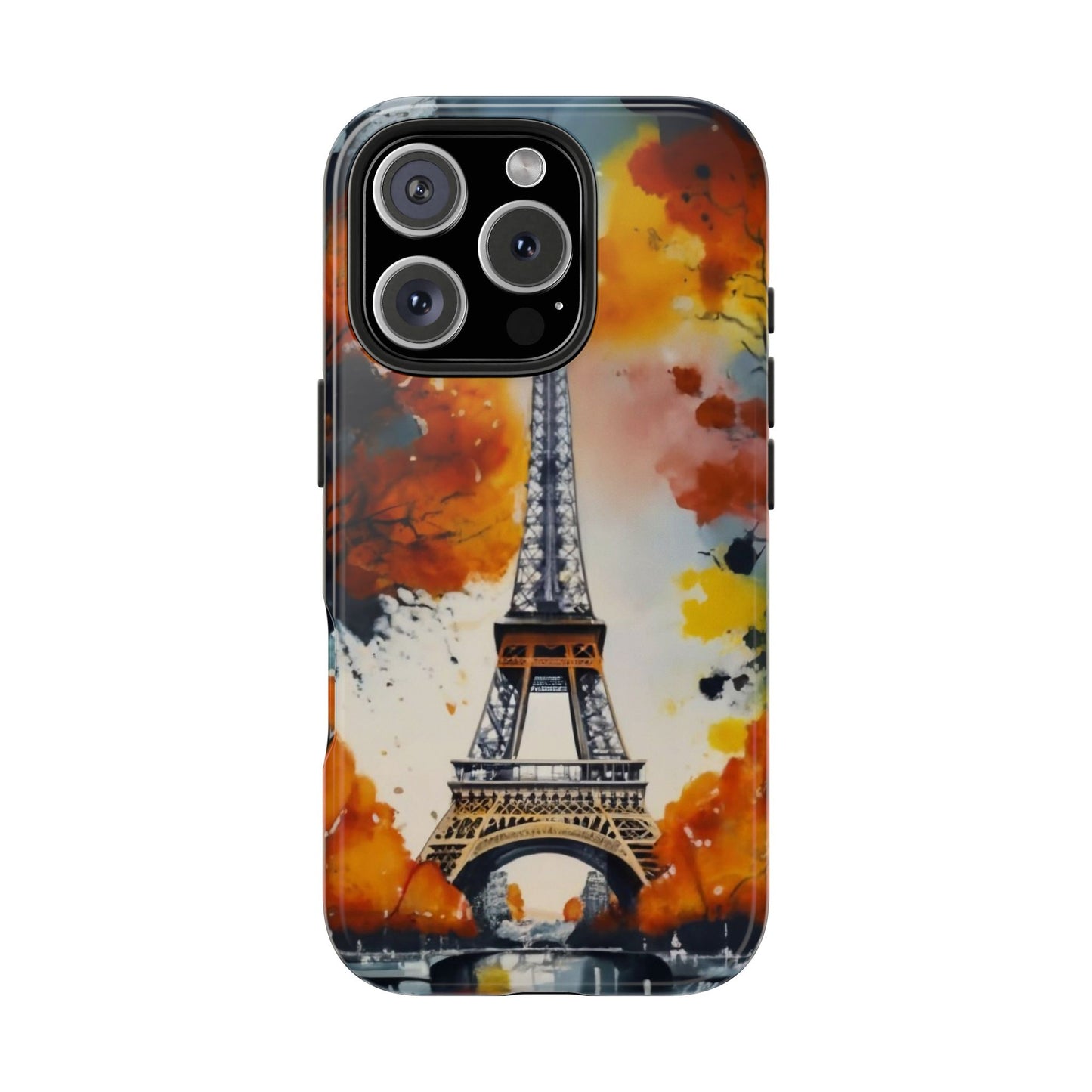 Watercolor Eiffel Twilight Defender Case