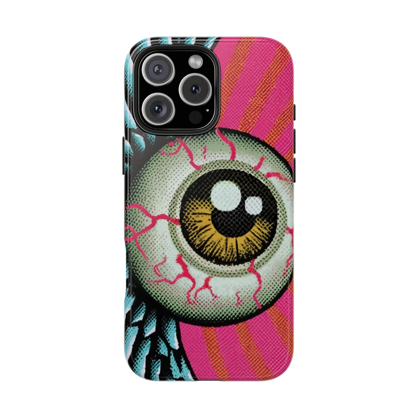 Winged Eye Pop Art Tough iPhone Case