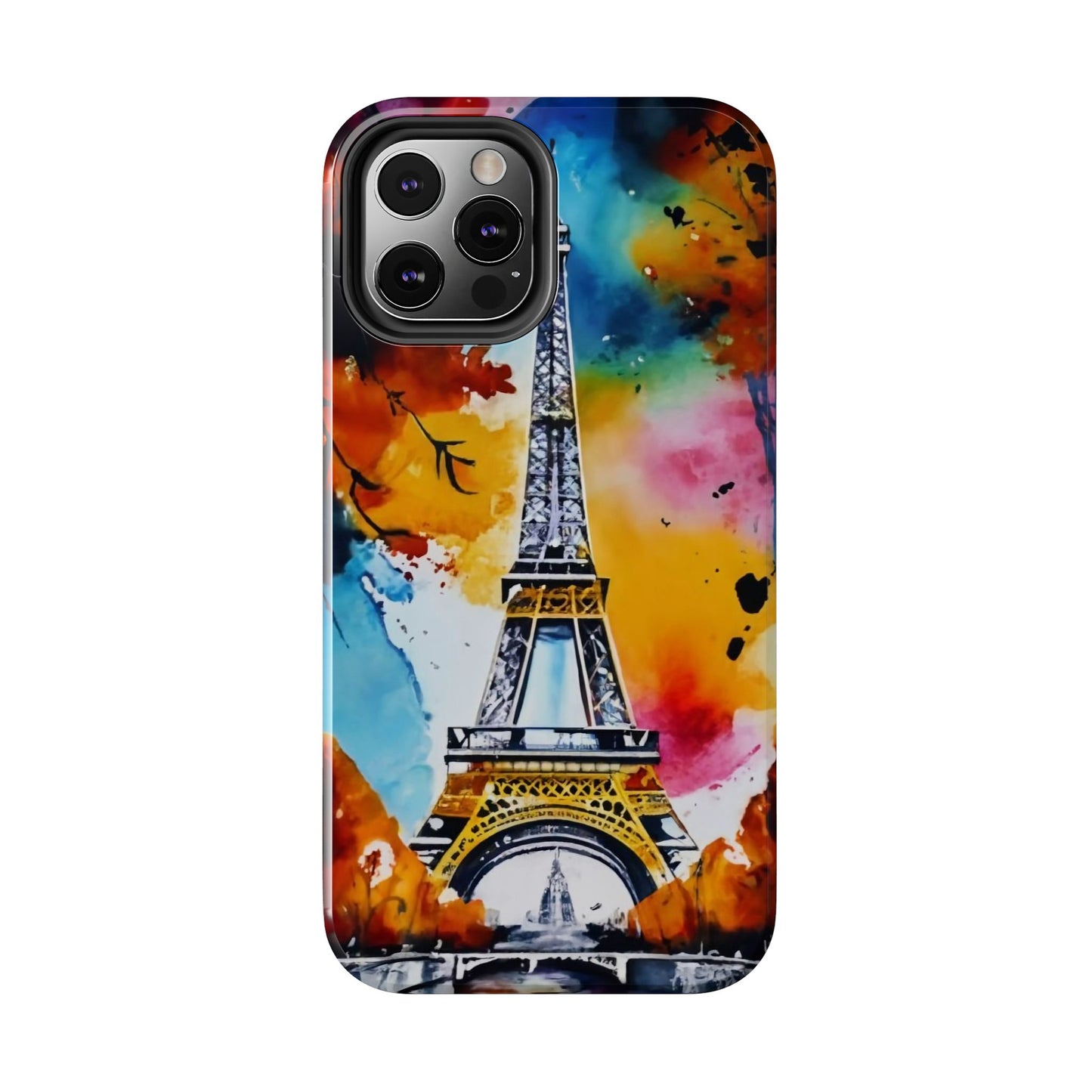 Vibrant Twilight Eiffel Defender Case