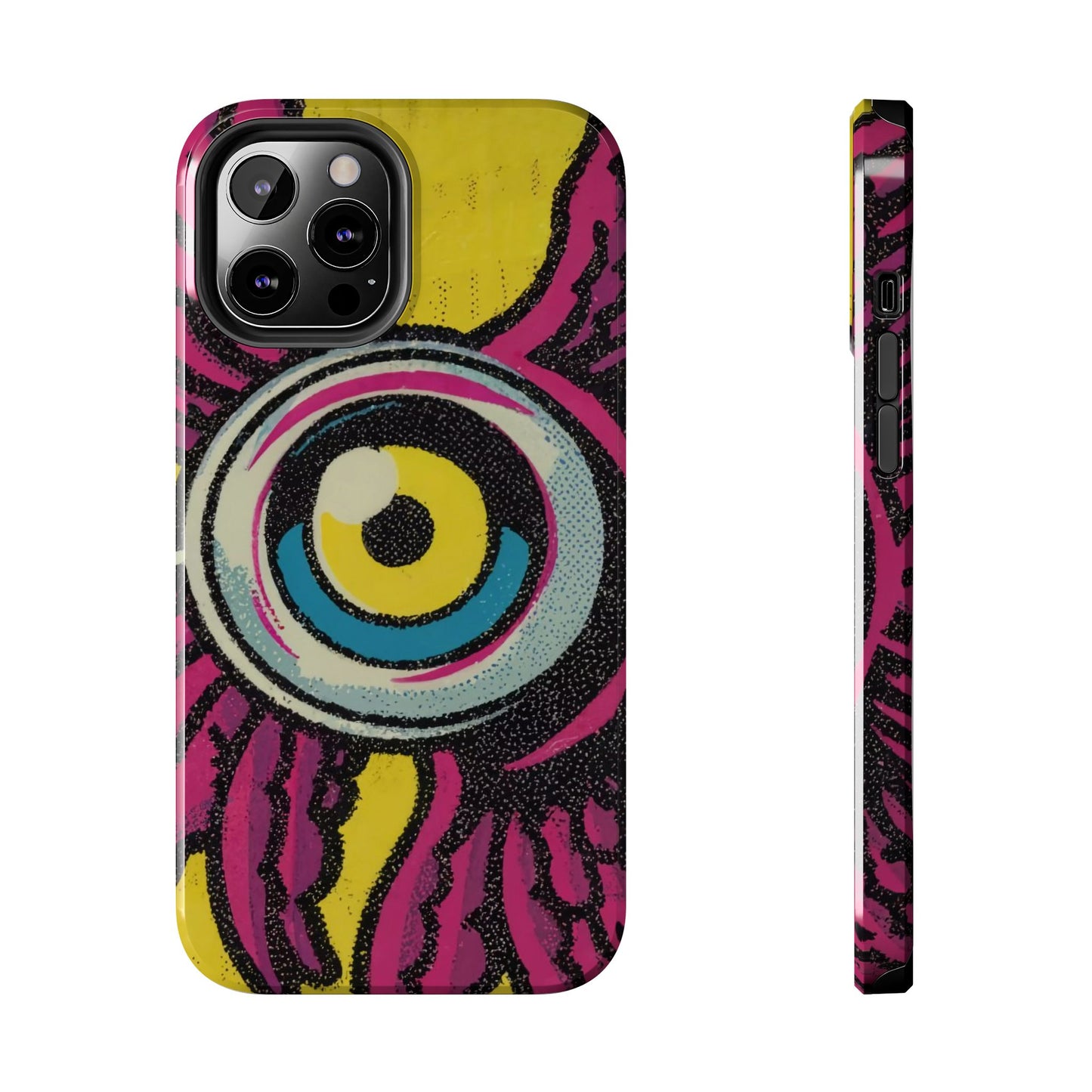 Golden Gaze Winged Eye iPhone Case