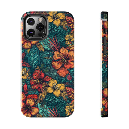 Radiant Frangipani - Hawaiian Tough Phone Case