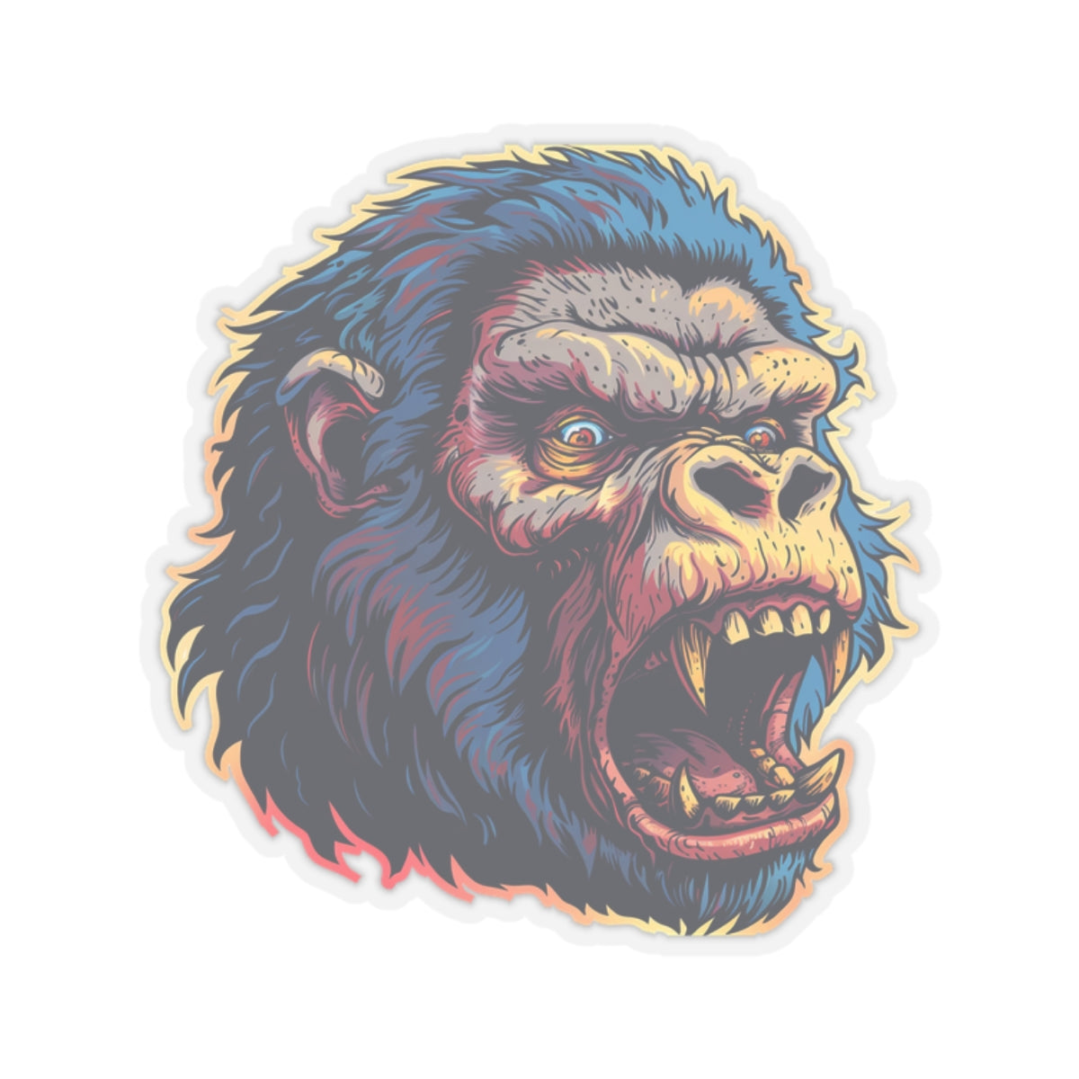 Mountain Guardian Yeti Vinyl Sticker