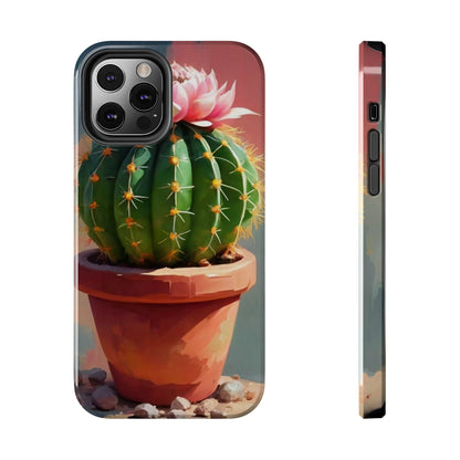 DesertBloom Terracotta Cactus Tough Phone Case