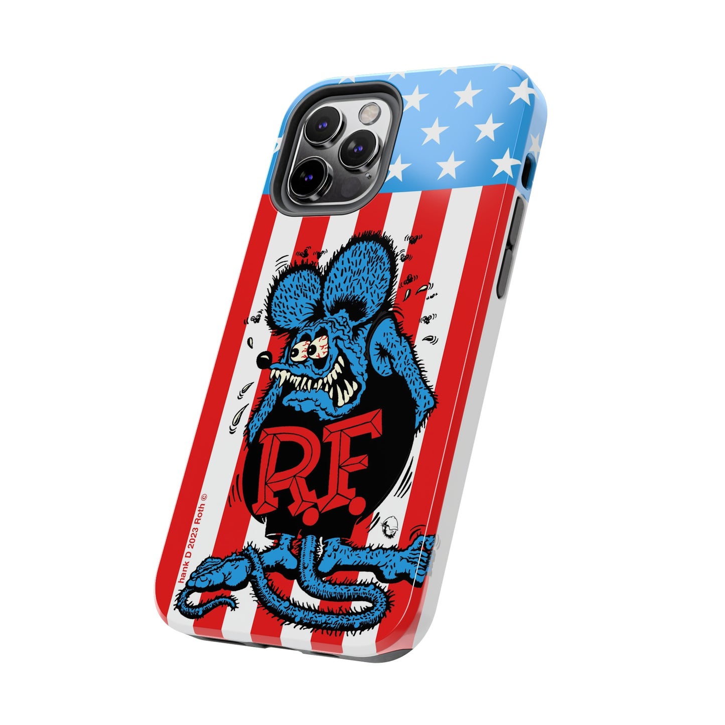 Red, White and Fink - Tough Phone Case