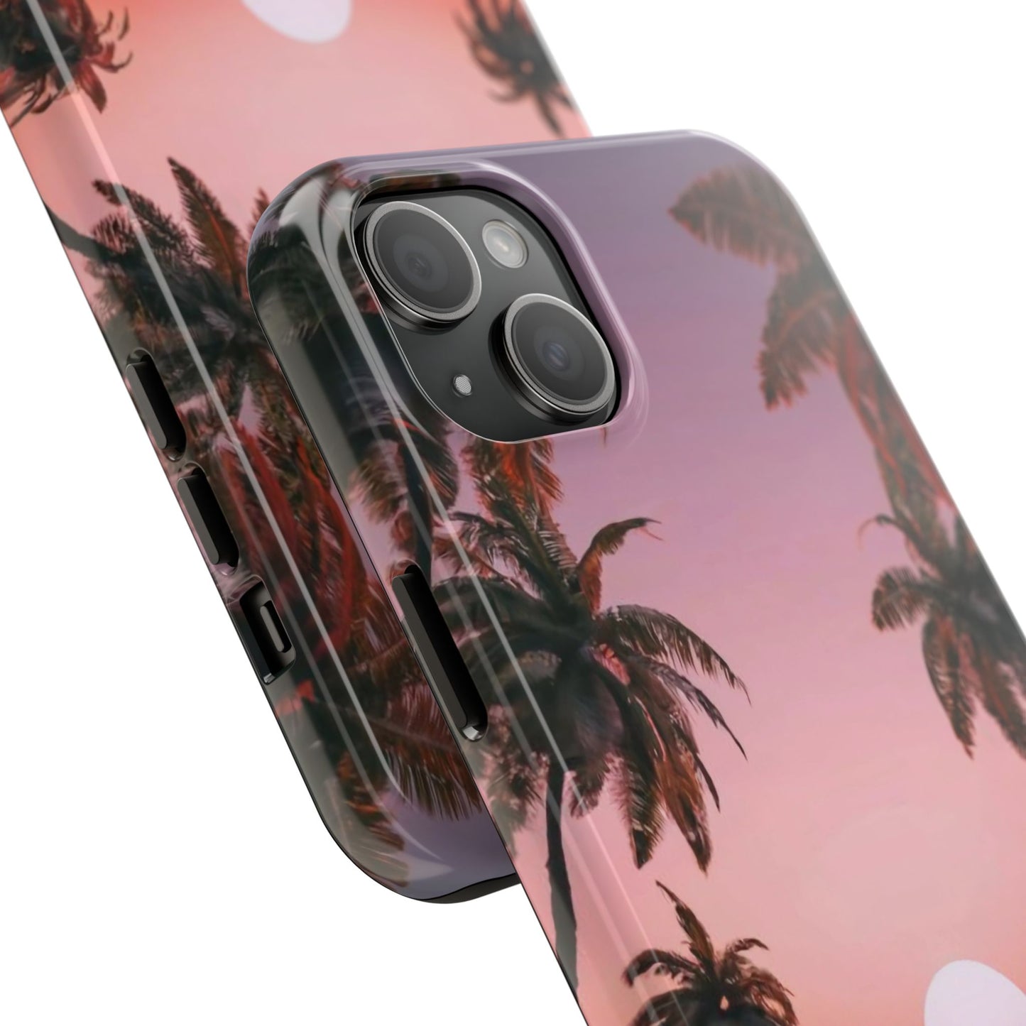 Golden Horizon Palm Sunset Tough Phone Case