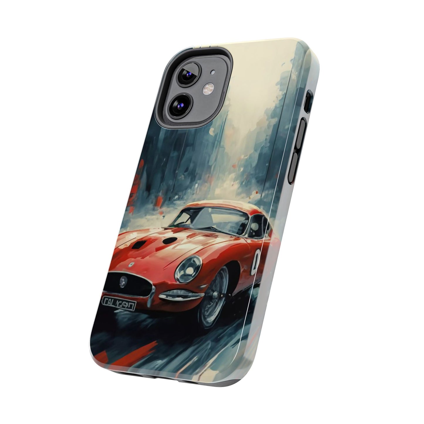 City Drive Red Sports Car Tough Phone Case