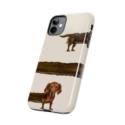 Wraparound Dachshund Long Dog Tough Phone Case