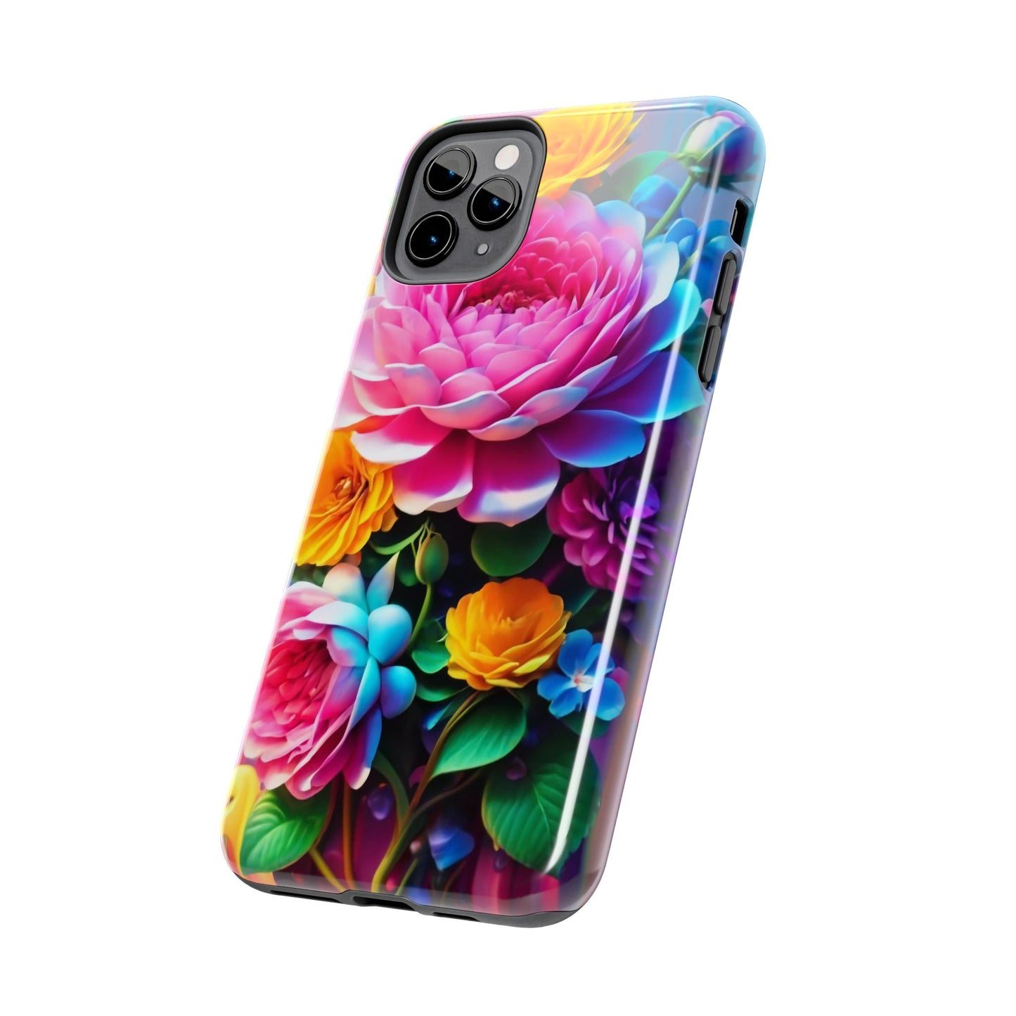 Vibrant Floral Splendor Tough Phone Case