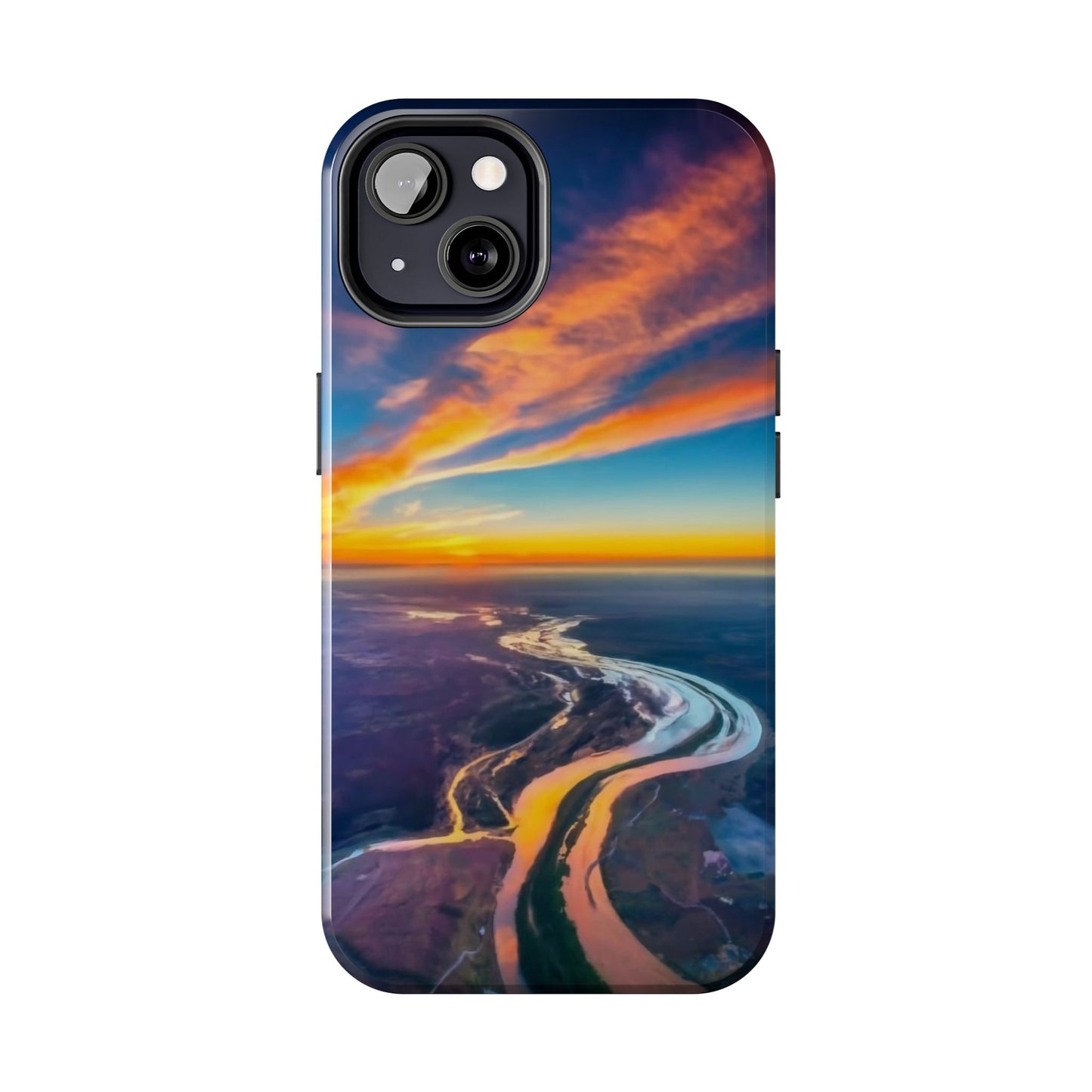 Celestial Sunset Earth View Tough Phone Case