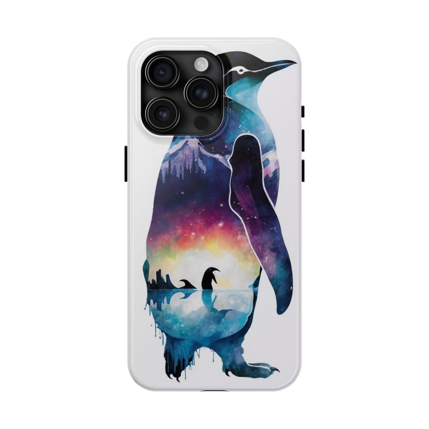 Arctic Majesty Penguin Tough Phone Case