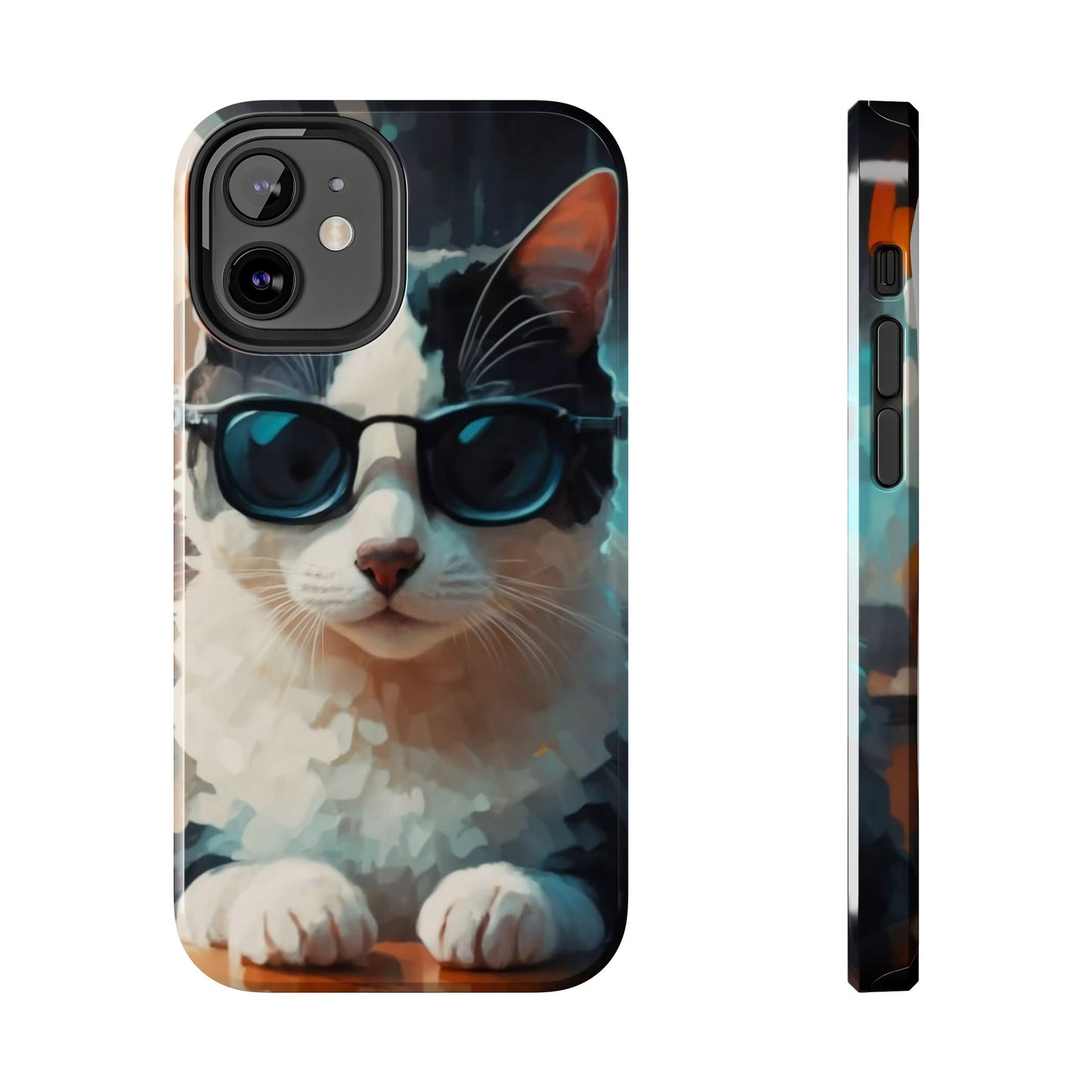 CoolCat Dinner Date Tough Phone Case