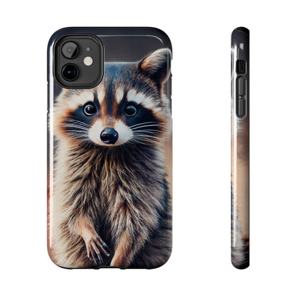 Abstract Raccoon Charm Tough Phone Case