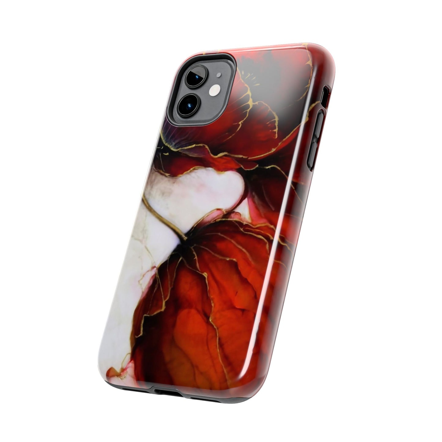 Ethereal Blossom Alcohol Ink Tough Phone Case