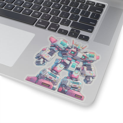 Retro Robot Blockade Sticker