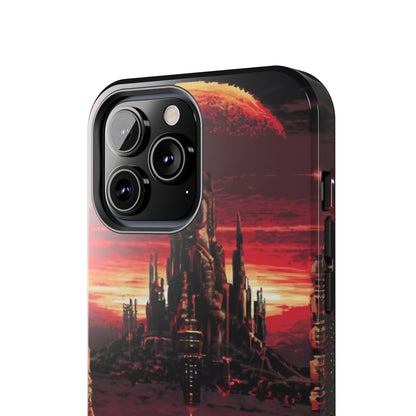 PixelVista Futuristic City Tough Phone Case