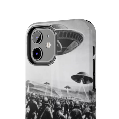 RetroWar UFO Encounter Tough Phone Case