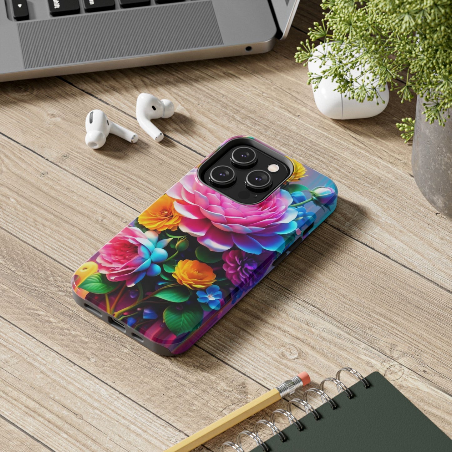 Vibrant Floral Splendor Tough Phone Case