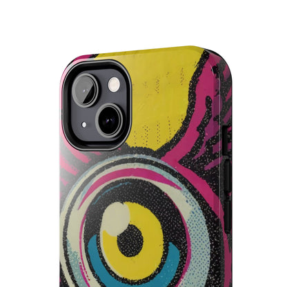 Golden Gaze Winged Eye iPhone Case