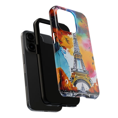 Vibrant Twilight Eiffel Defender Case