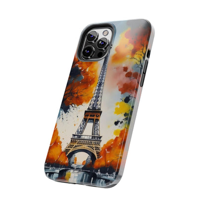 Watercolor Eiffel Twilight Defender Case