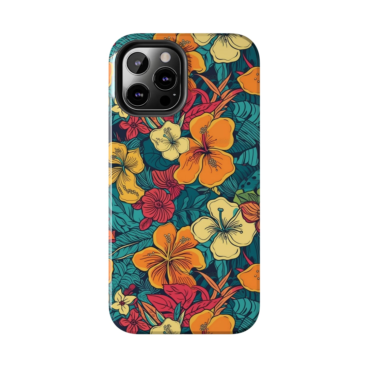 Brilliant Lokelani - Hawaiian Tough Phone Case