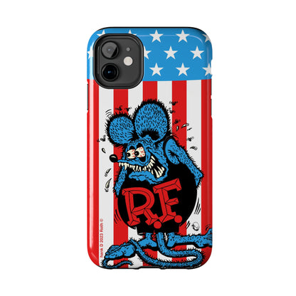 Red, White and Fink - Tough Phone Case