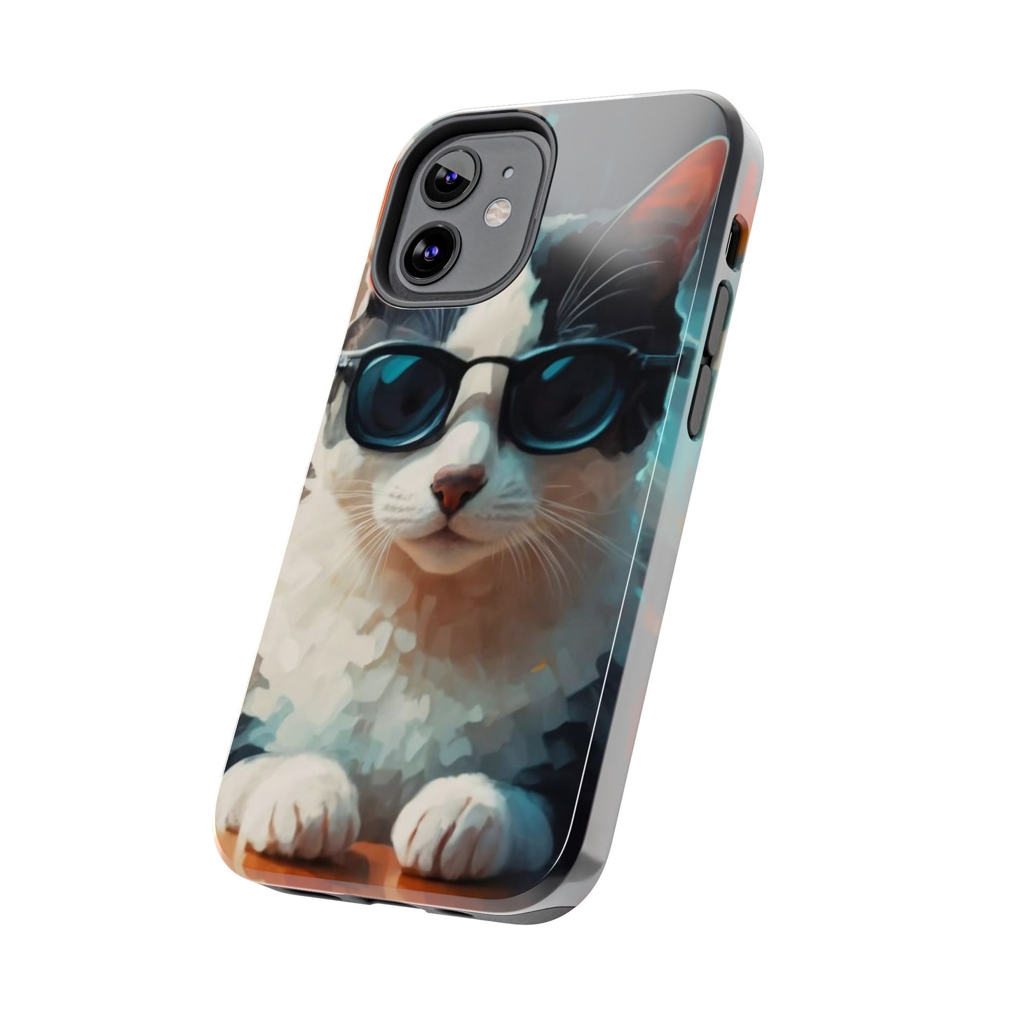 CoolCat Dinner Date Tough Phone Case