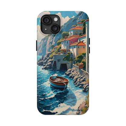 Coastal Dreamscape Boat Tough Phone Case