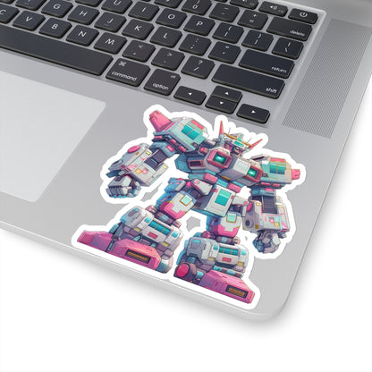 Retro Robot Blockade Sticker