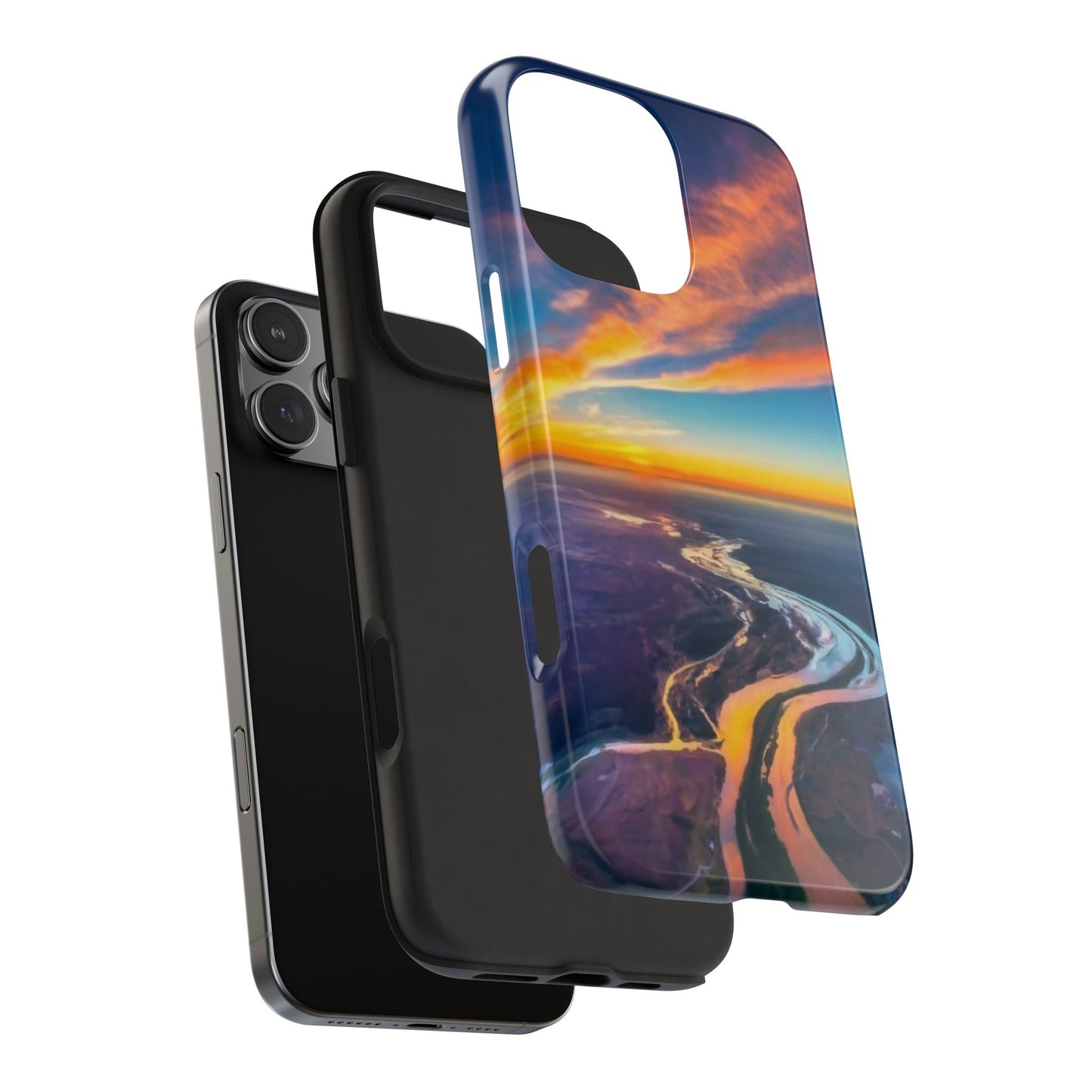 Celestial Sunset Earth View Tough Phone Case