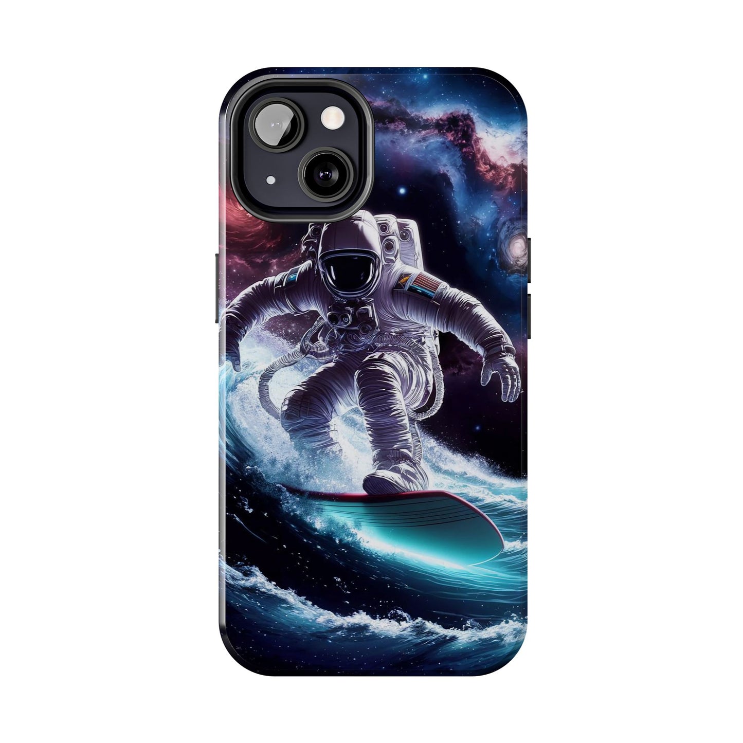 Galactic Wave Rider Astronaut Tough Phone Case