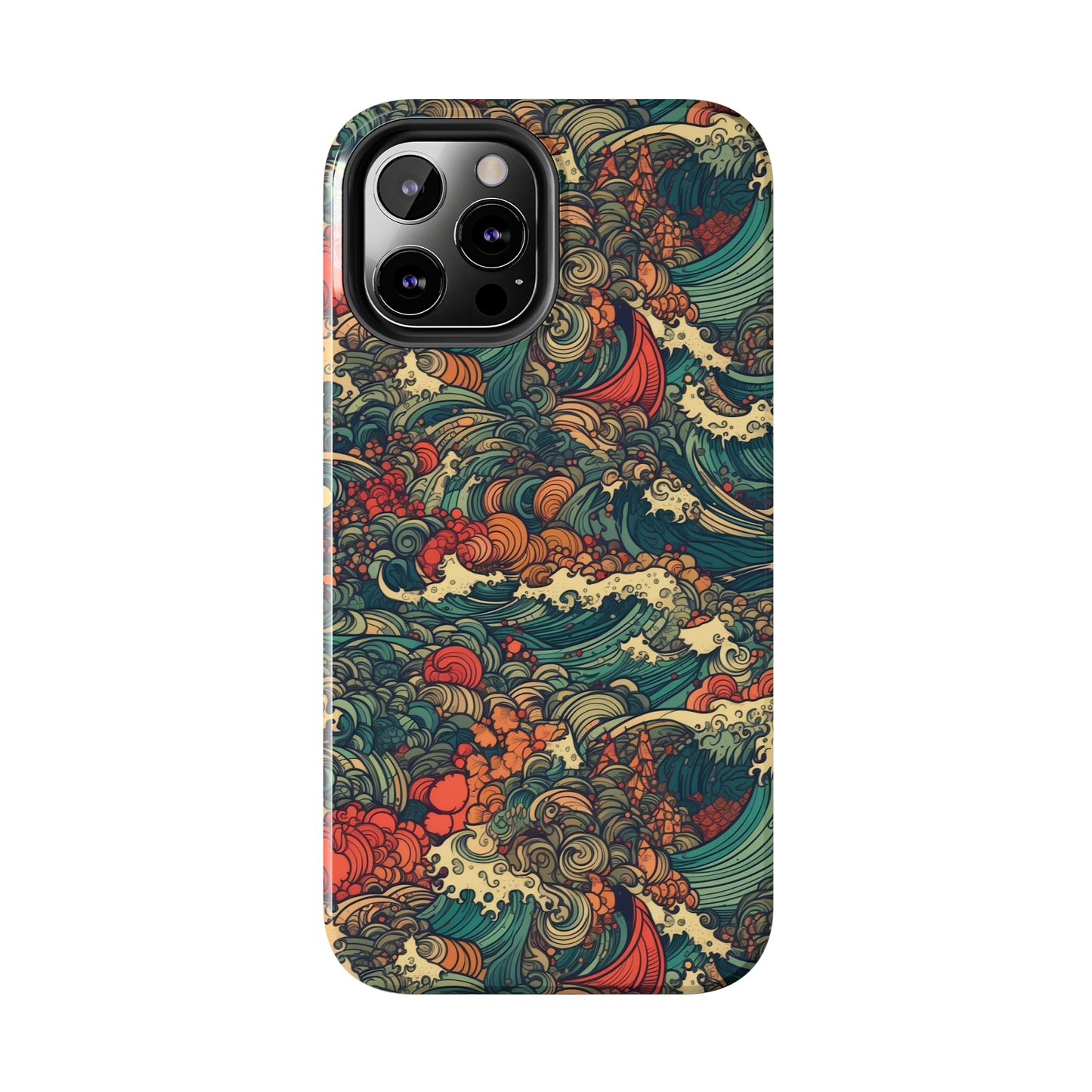 Electric Ocean - Wave of Colors - Tough Phone Cases