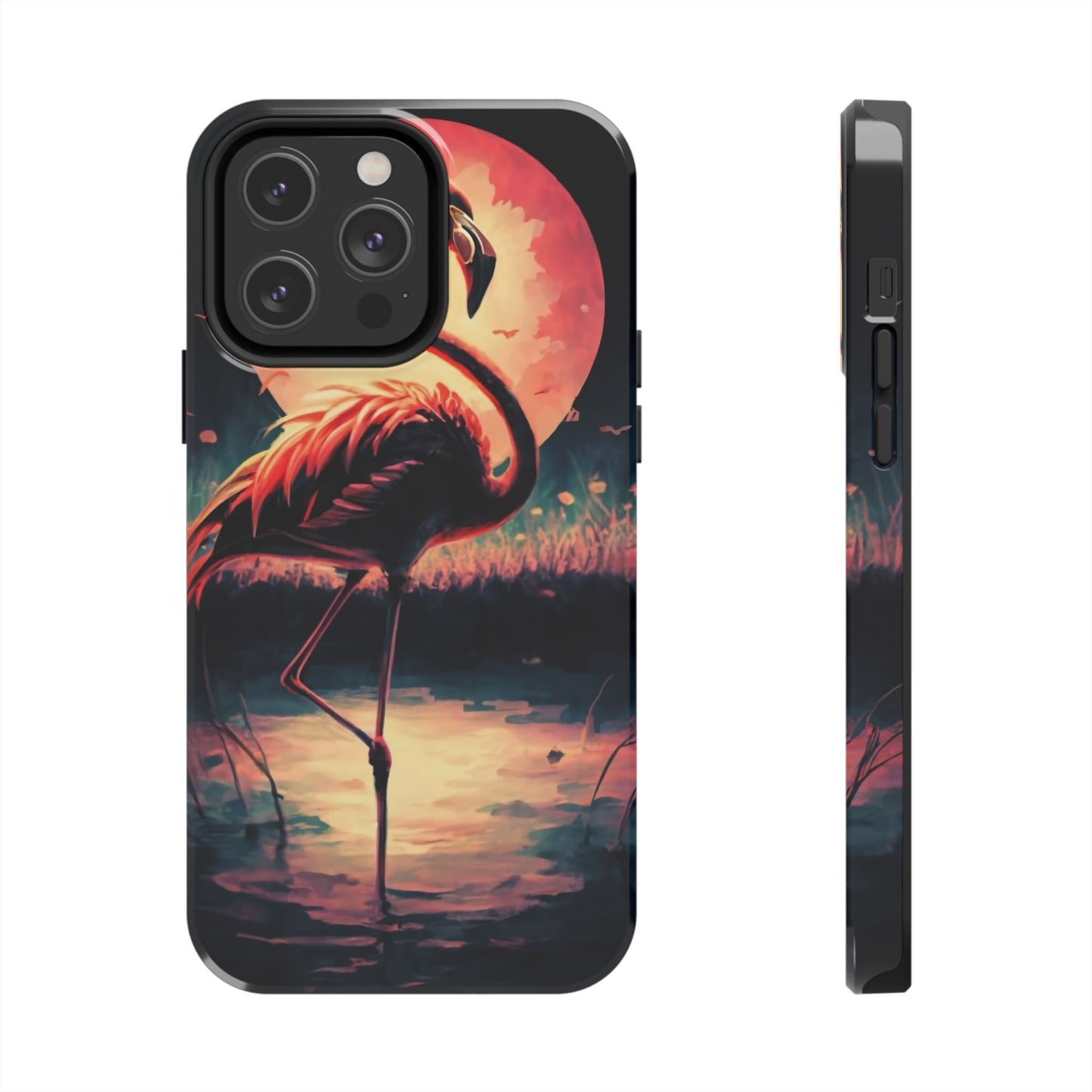 Sunset Flamingo Defender Case