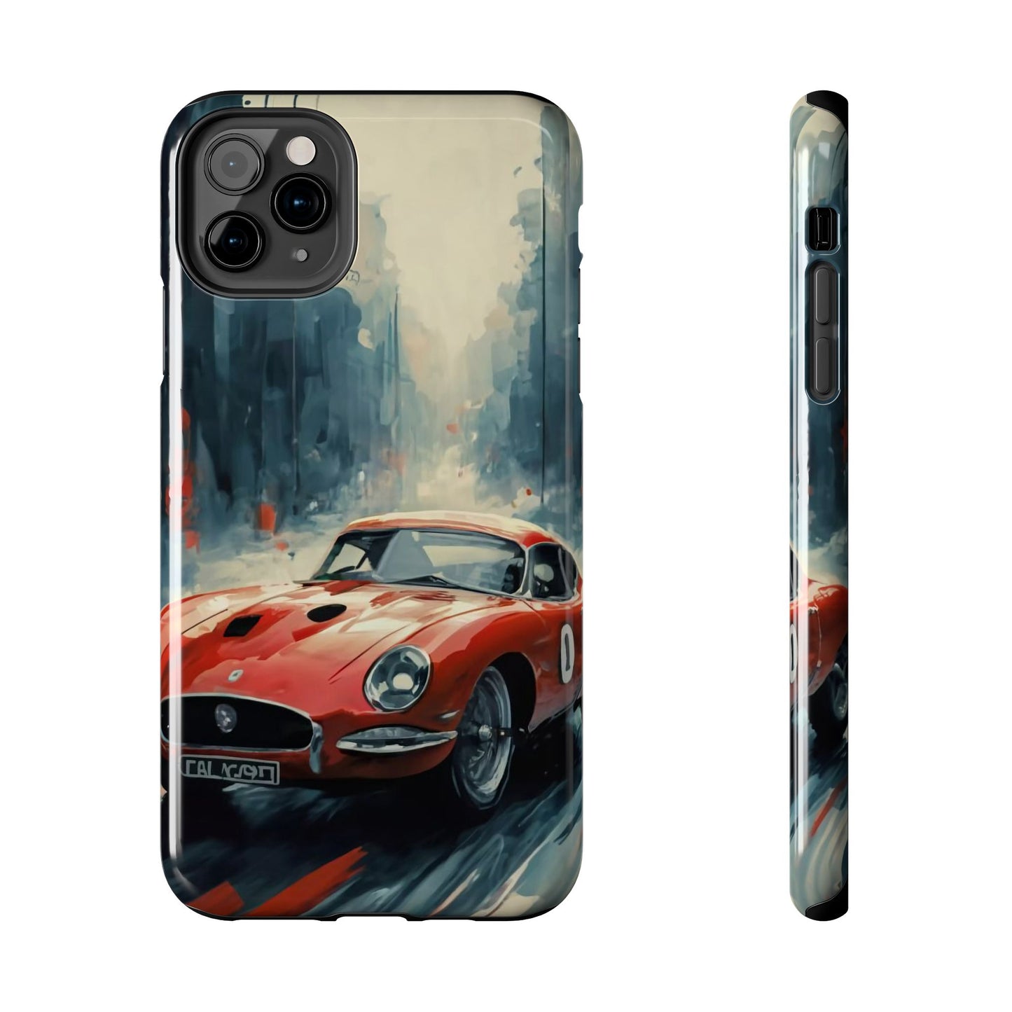 City Drive Red Sports Car Tough Phone Case