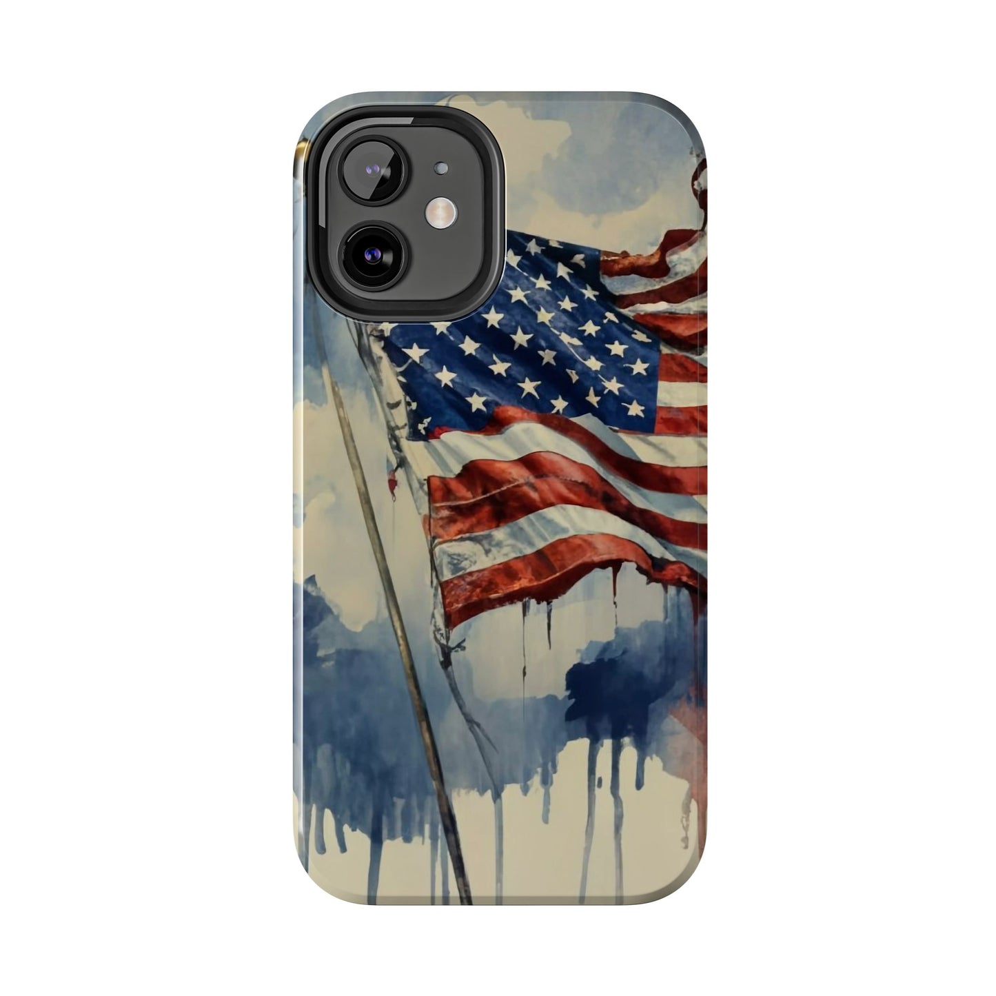 Tattered Glory American Flag Tough Phone Case