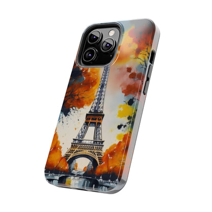 Watercolor Eiffel Twilight Defender Case