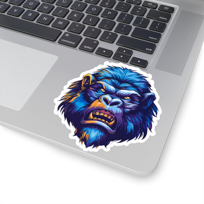 Blue Fury Yeti Vinyl Sticker