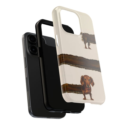 Wraparound Dachshund Long Dog Tough Phone Case