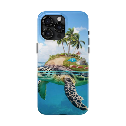 Island Turtle Ocean Adventure Tough Phone Case