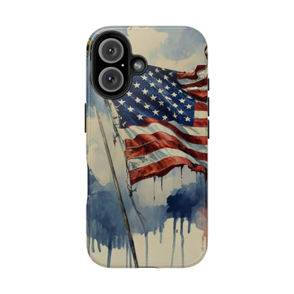 Tattered Glory American Flag Tough Phone Case