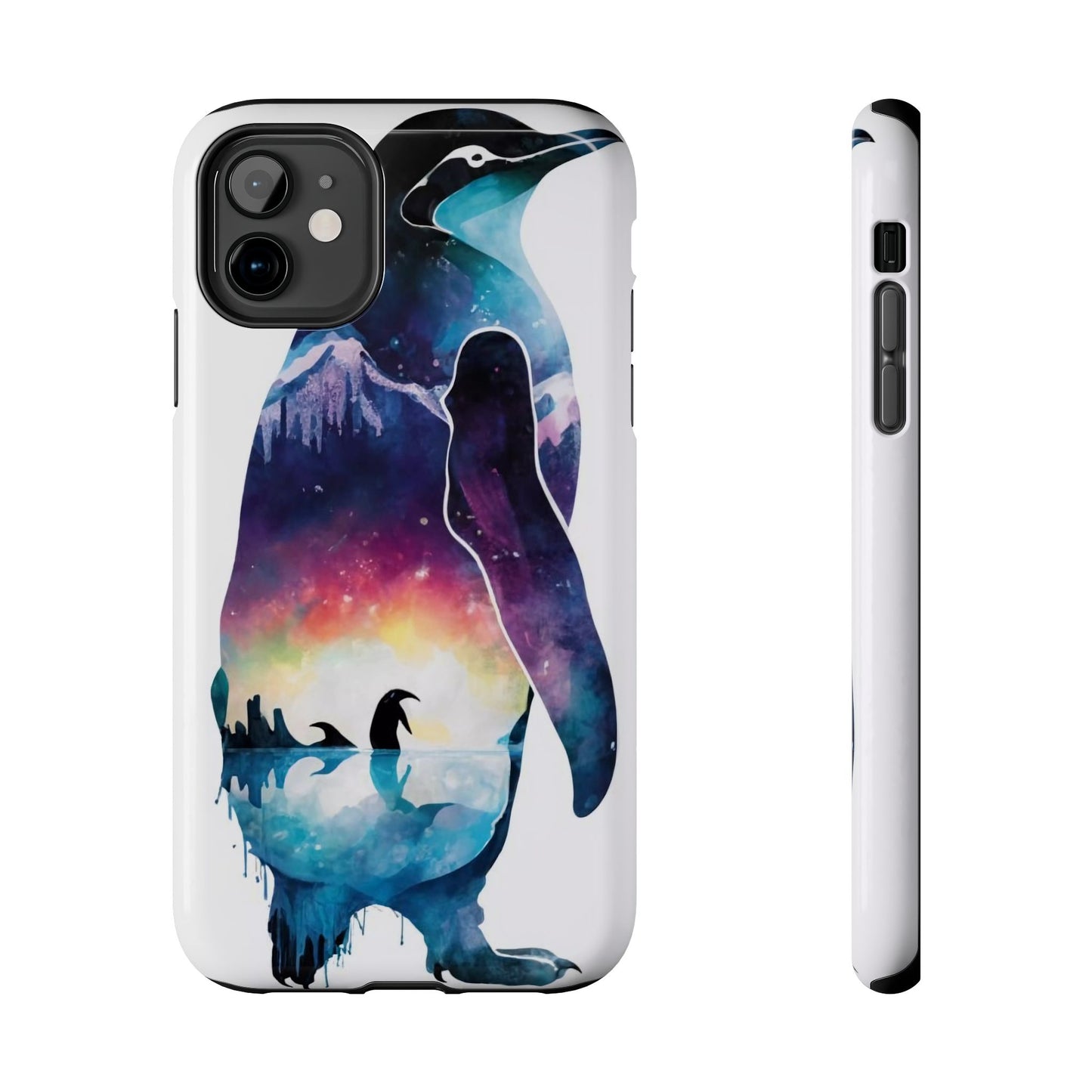 Arctic Majesty Penguin Tough Phone Case