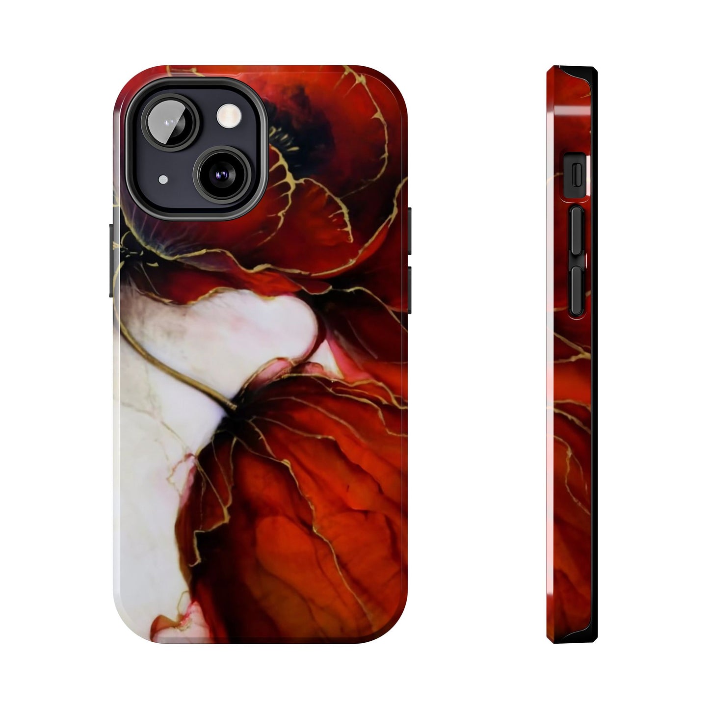 Ethereal Blossom Alcohol Ink Tough Phone Case