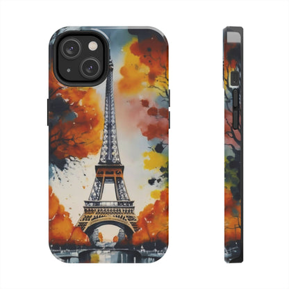 Watercolor Eiffel Twilight Defender Case