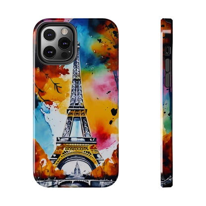 Vibrant Twilight Eiffel Defender Case