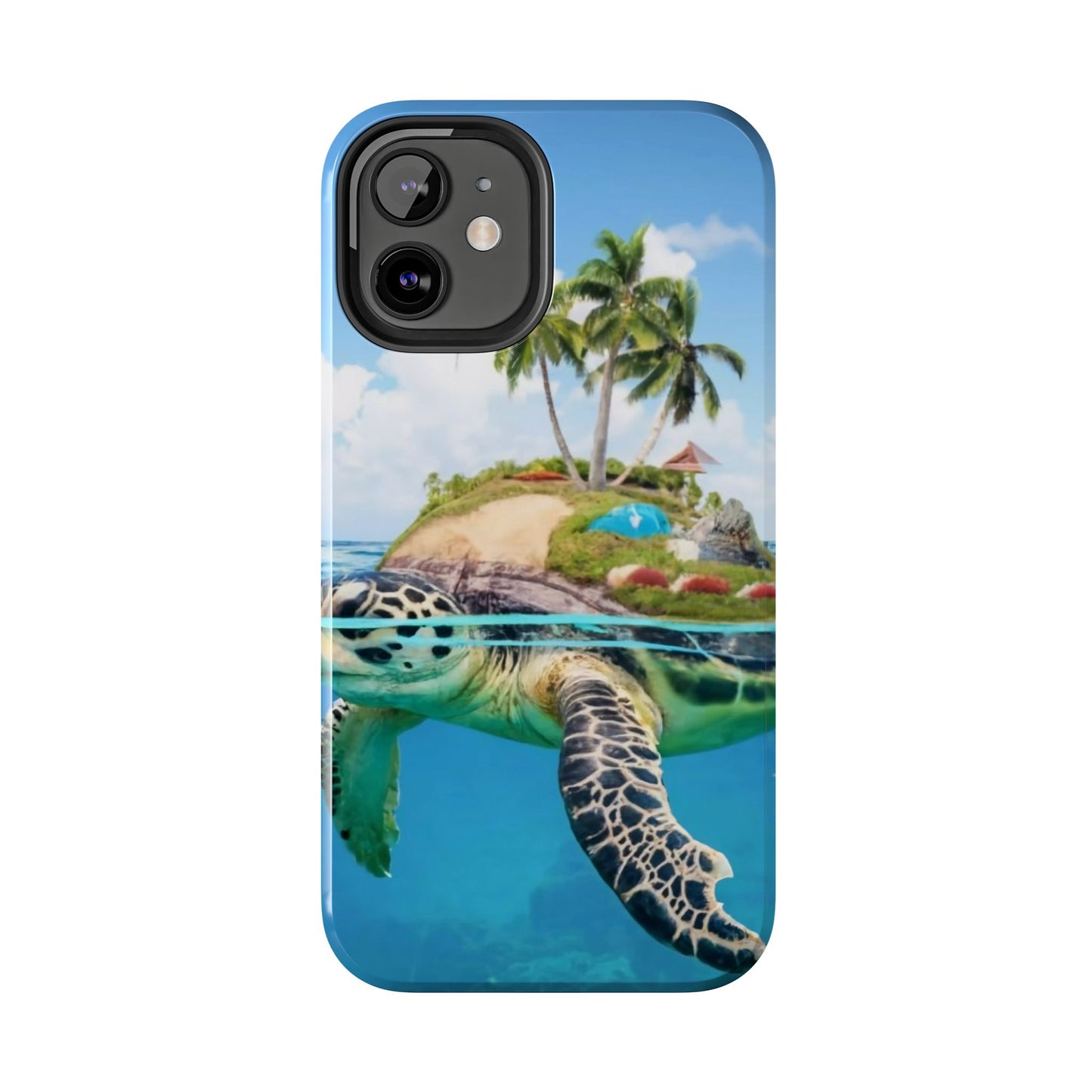 Island Turtle Ocean Adventure Tough Phone Case