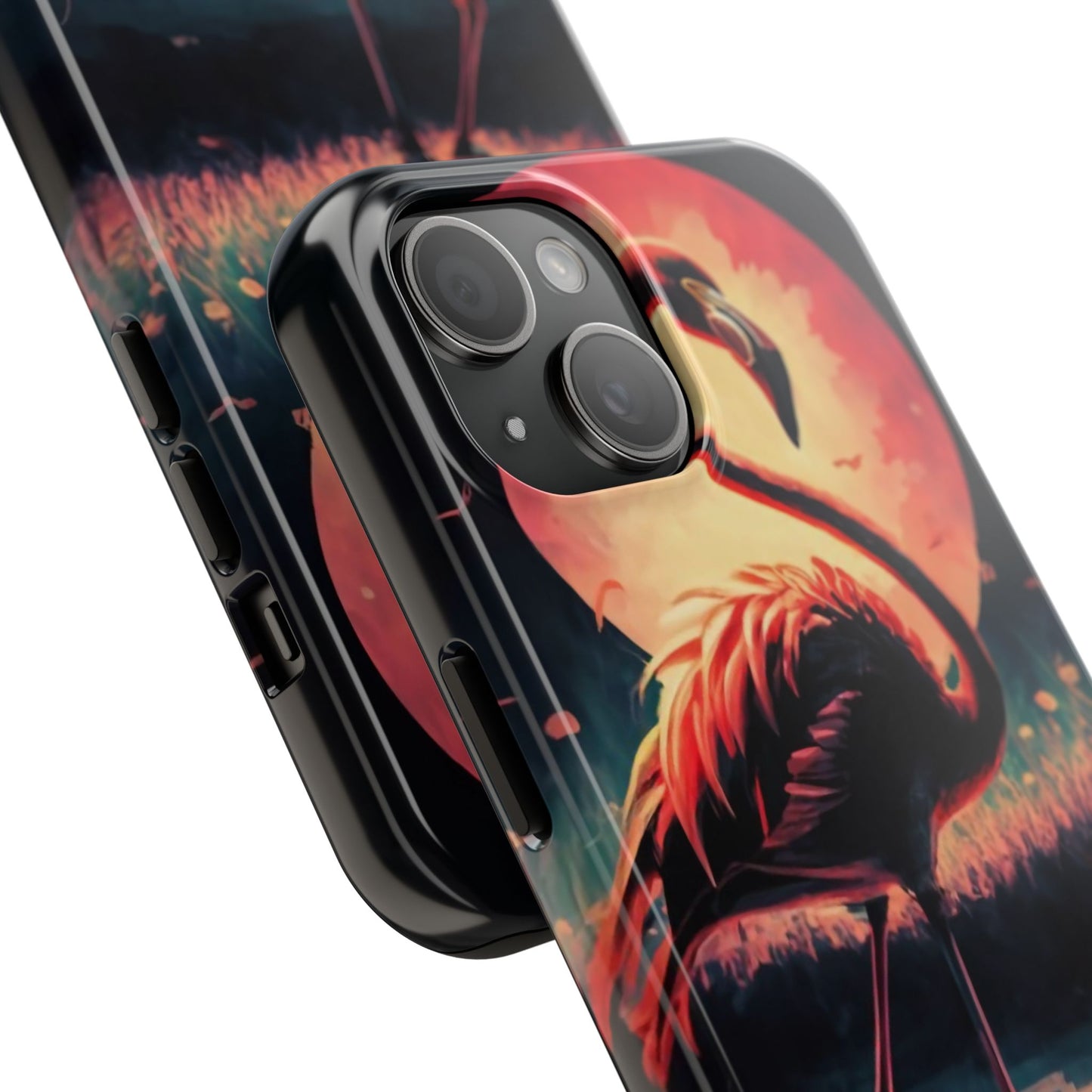 Sunset Flamingo Defender Case