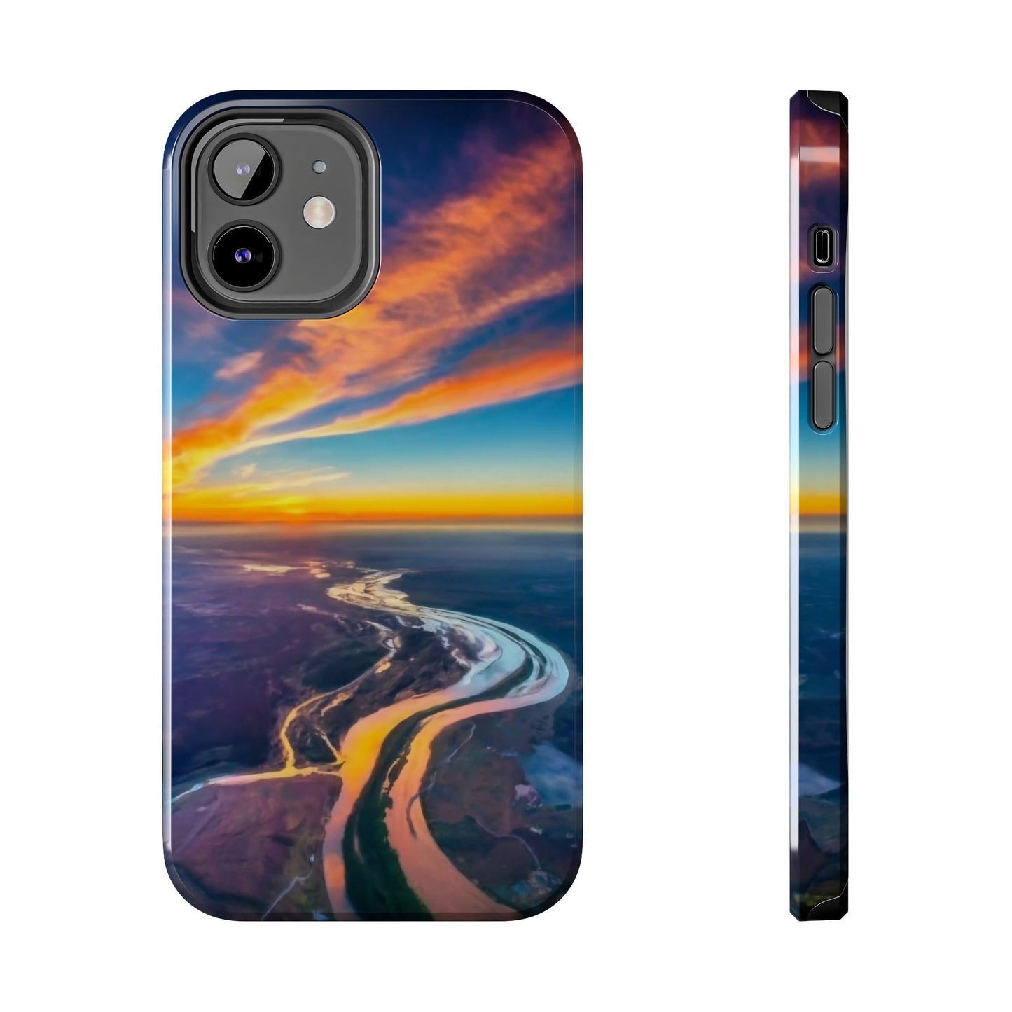 Celestial Sunset Earth View Tough Phone Case